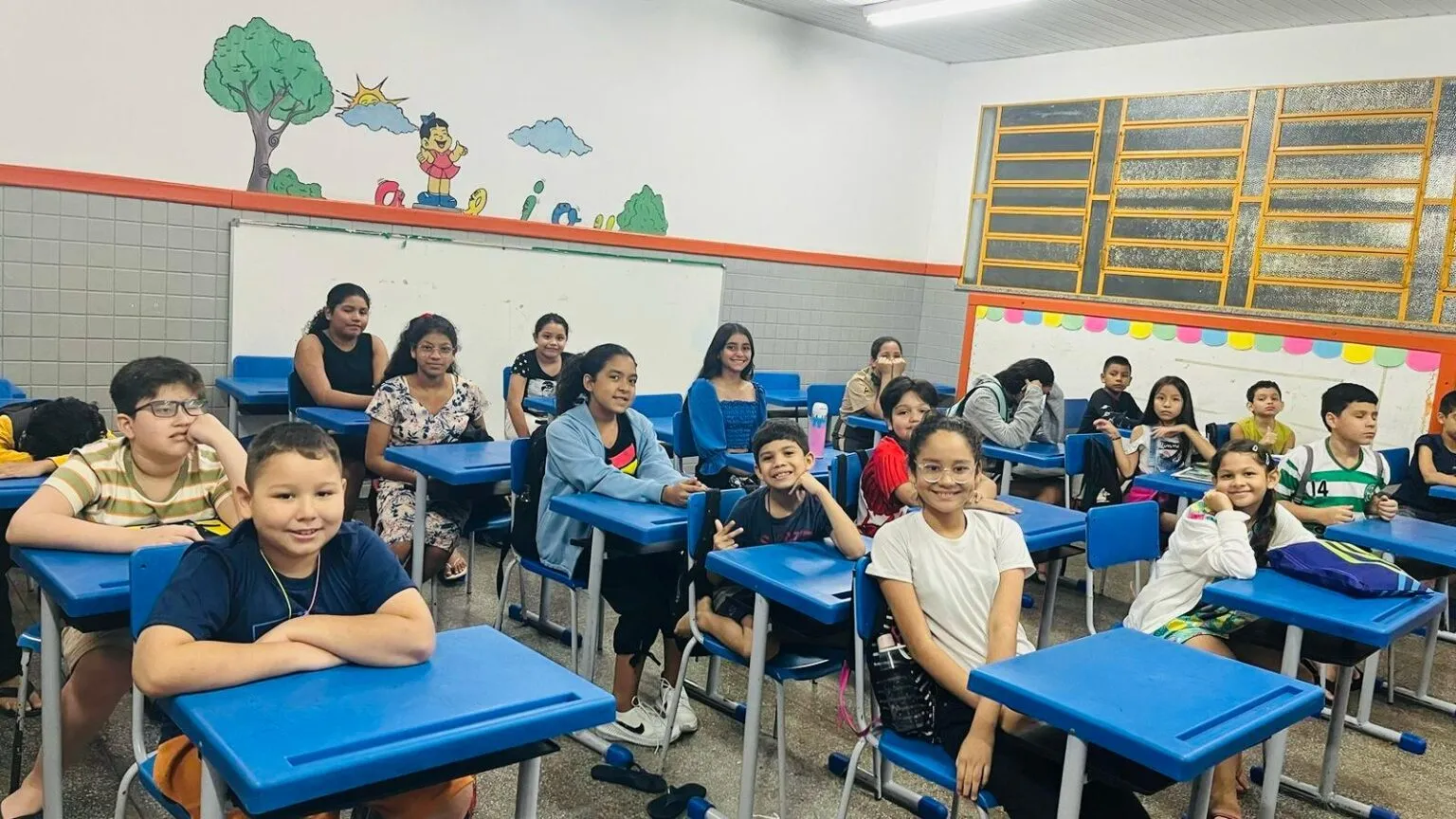Aula de idiomas da AEVA